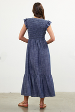 Load image into Gallery viewer, Selena Denim Midi Dress