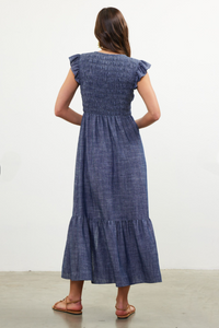 Selena Denim Midi Dress