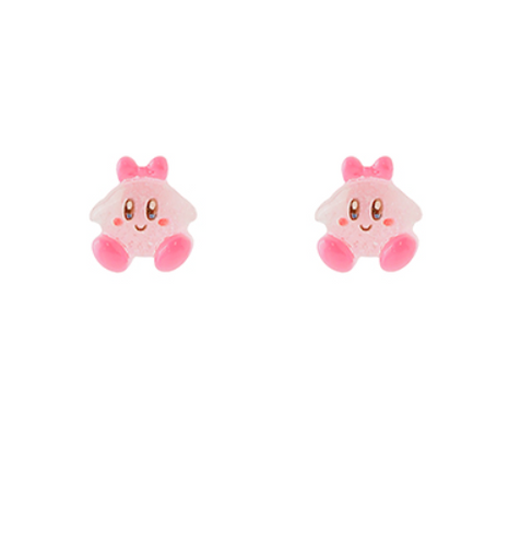Mini Pink Ghost Stud Earrings