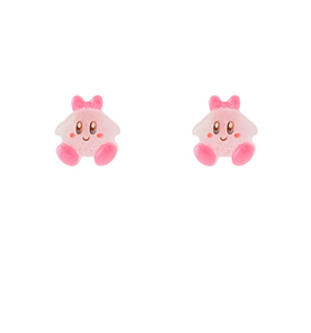 Mini Pink Ghost Stud Earrings