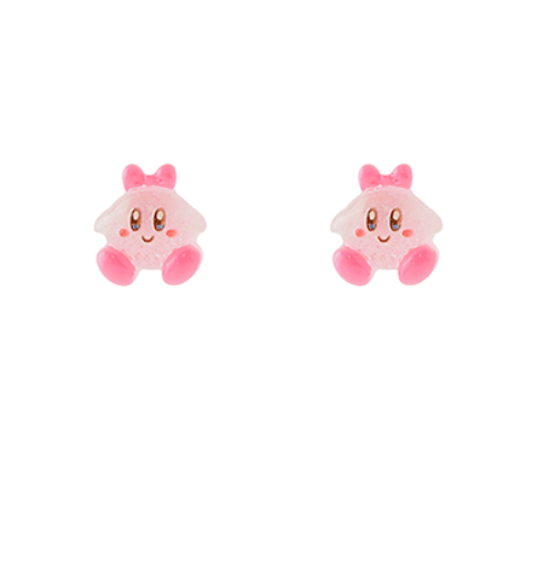 Mini Pink Ghost Stud Earrings