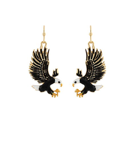 Eagle Acrylic Drop Earrings