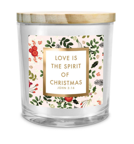 Love is the Spirit of Christmas Soy Candle