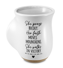 Load image into Gallery viewer, She Prays Boldly Handwarmer Mug