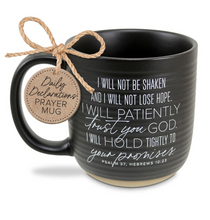 Load image into Gallery viewer, Not Shaken Prayer Ceramic Mug