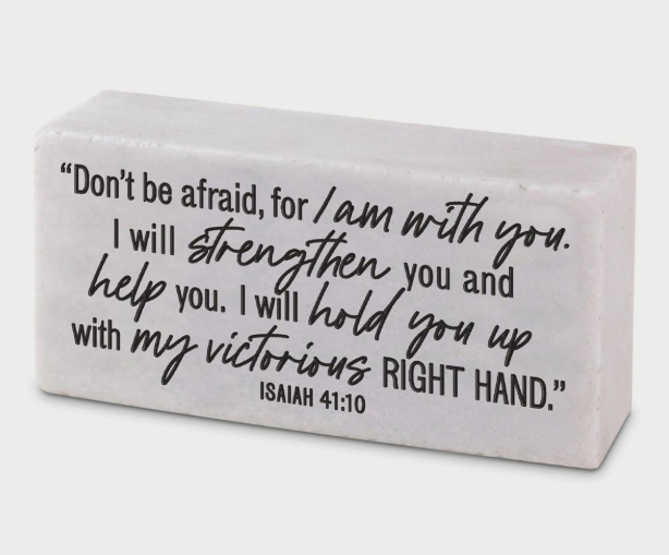 Do Not Be Afraid Scripture Block