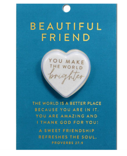 Beautiful Friend Love Heart Stone
