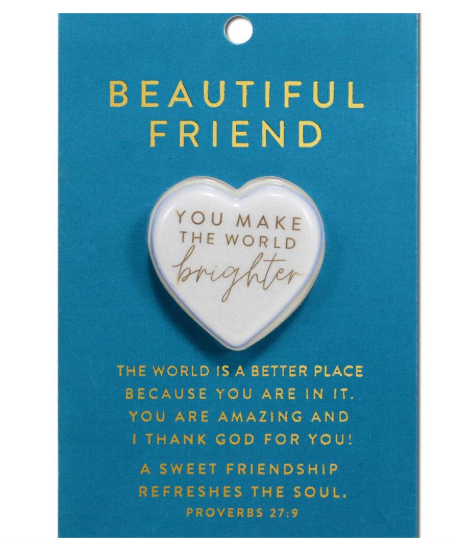 Beautiful Friend Love Heart Stone