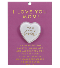 Load image into Gallery viewer, I Love You Mom Love Heart Stone