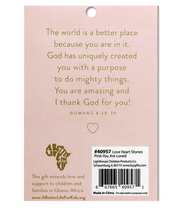 Load image into Gallery viewer, You Are Loved Love Heart Stone