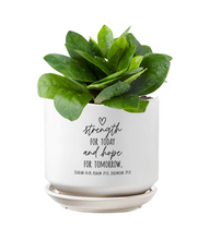 Load image into Gallery viewer, Strength For Today Ceramic Planter