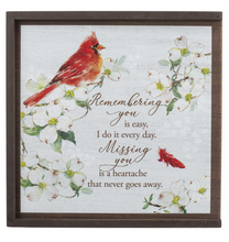 Load image into Gallery viewer, Wooden Remembering You Is Easy Keepsake Box