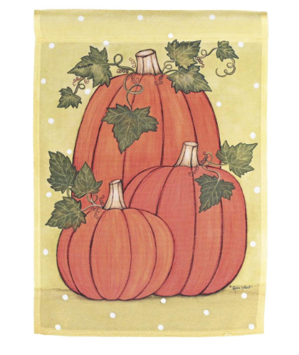 Happy Pumpkin Garden Flag