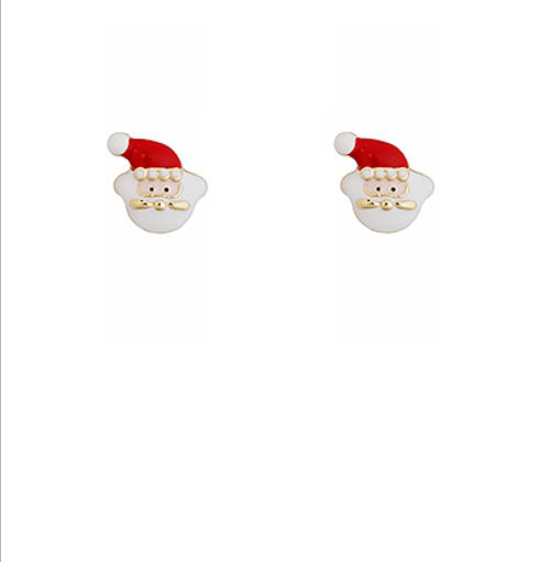 Jolly St. Nick Stud Earrings