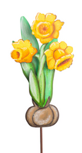 Load image into Gallery viewer, RTC Decorative Stake - Daffodil Bulbs