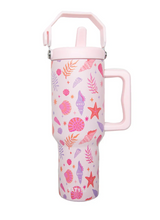 Load image into Gallery viewer, Beach Seashells 38oz Tumbler