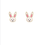 Mini Epoxy Bunny Stud Earrings