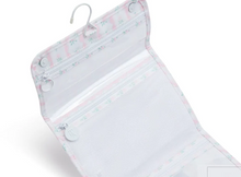 Load image into Gallery viewer, TRVL Design - Mini Rollup Hanging Bag - Ribbon Floral Pink