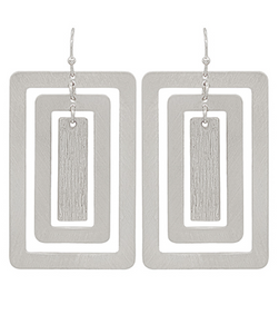 Triple Rectangle Earrings *Gold or Silver*