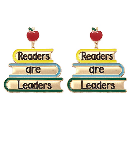 Readers Are Leaders Dangle Earrings