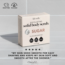 Load image into Gallery viewer, Kitsch Sugar Exfoliating Body Scrub Bar