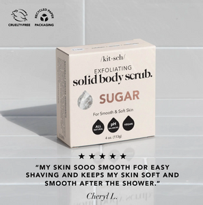 Kitsch Sugar Exfoliating Body Scrub Bar