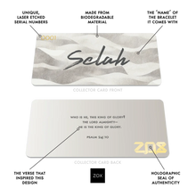 Load image into Gallery viewer, Interactive Bible Verse Bracelets - Selah