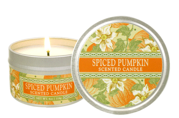 Spiced Pumpkin Scented Candle 4oz