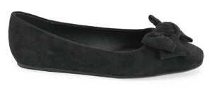 Corky's Sugar Rush Ballet Flats - Black Faux Suede