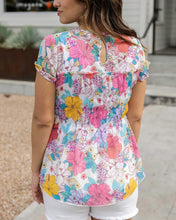 Load image into Gallery viewer, Grace &amp; Lace Sweet Sangria Top - Pastel Floral