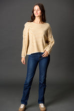 Load image into Gallery viewer, Whitt Striped Sweater - Beige