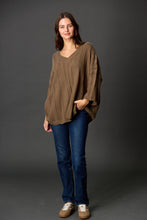 Load image into Gallery viewer, Polly Oversized Sweater - Olive