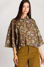Load image into Gallery viewer, Poppi Floral Blouse - Olive