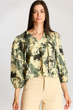 Load image into Gallery viewer, Jane Boho Floral Blouse - Green