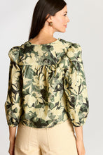 Load image into Gallery viewer, Jane Boho Floral Blouse - Green
