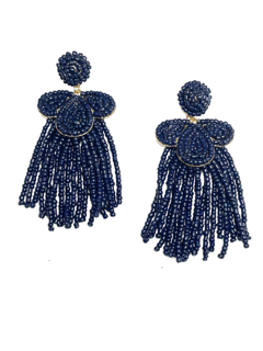 Meghan Browne Terri Earring - Navy