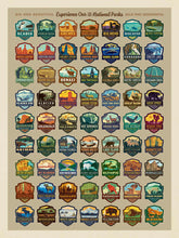 Load image into Gallery viewer, National Parks Emblems Jigsaw Puzzle