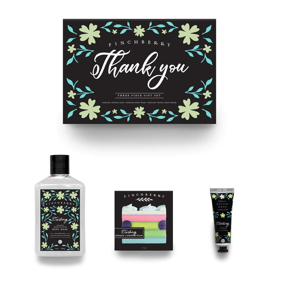 Finchberry 3 Piece Gift Set - Thank You
