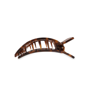Medium Teleties Flat Square Hair Clip - Tortoise