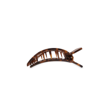 Load image into Gallery viewer, Small Teleties Flat Square Hair Clip - Tortoise