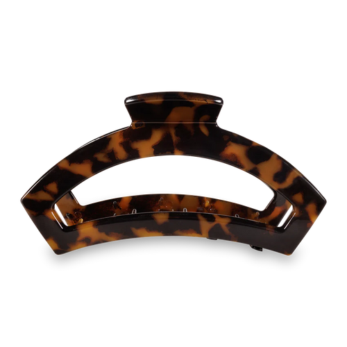 Large Teleties Open Hair Clip - Tortoise