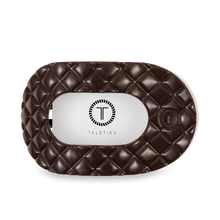 Load image into Gallery viewer, Large Teleties Quilted Flat Round Hair Clip - Truly Taupe