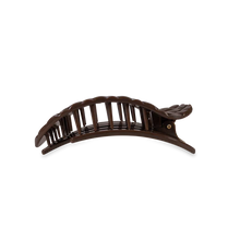 Load image into Gallery viewer, Medium Teleties Quilted Flat Round Hair Clip - Truly Taupe