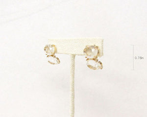Meghan Browne Ulla Earring - Clear