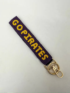 Gameday Beaded Wristlet Strap - ECU Pirates