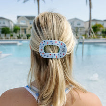 Load image into Gallery viewer, Medium Teleties Flat Round Hairclip - United We Sparkle