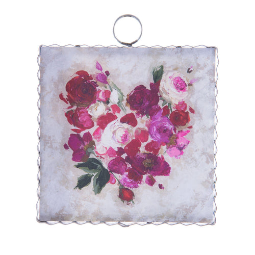RTC Mini Gallery Charm - Heart of Roses