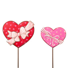 Load image into Gallery viewer, RTC Decorative Stake - Polka Dot Hearts