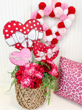 Load image into Gallery viewer, RTC Decorative Stake - Polka Dot Hearts