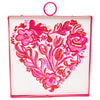 RTC Mini Gallery Charm - Chinoiserie Collage Heart